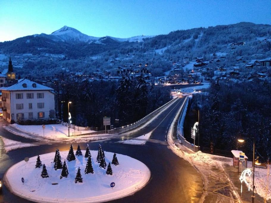 Appart Cosy Et Lumineux Au Coeur De Saint Gervais Esterno foto